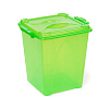 Контейнер «Премиум» с/к 10,5 л прозрачный зеленый