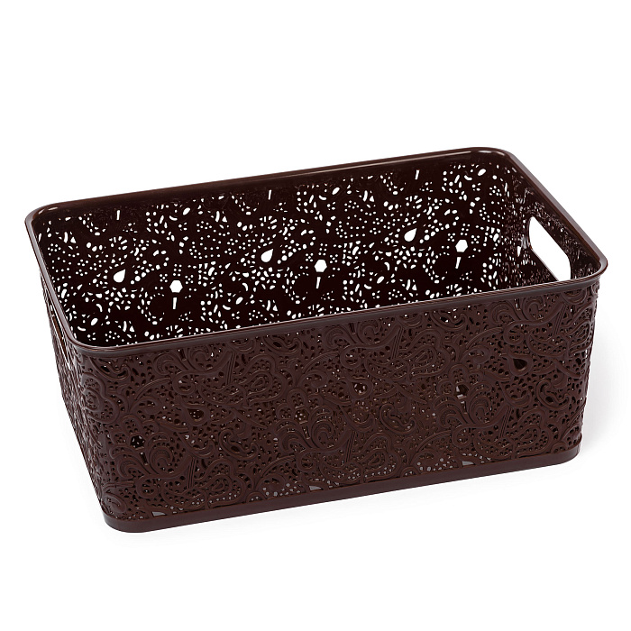 Корзина для хранения «СКАЗКА» №5 (38х25,5х15) шоколад