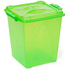 Контейнер «Премиум» с/к 20 л прозрачный зеленый