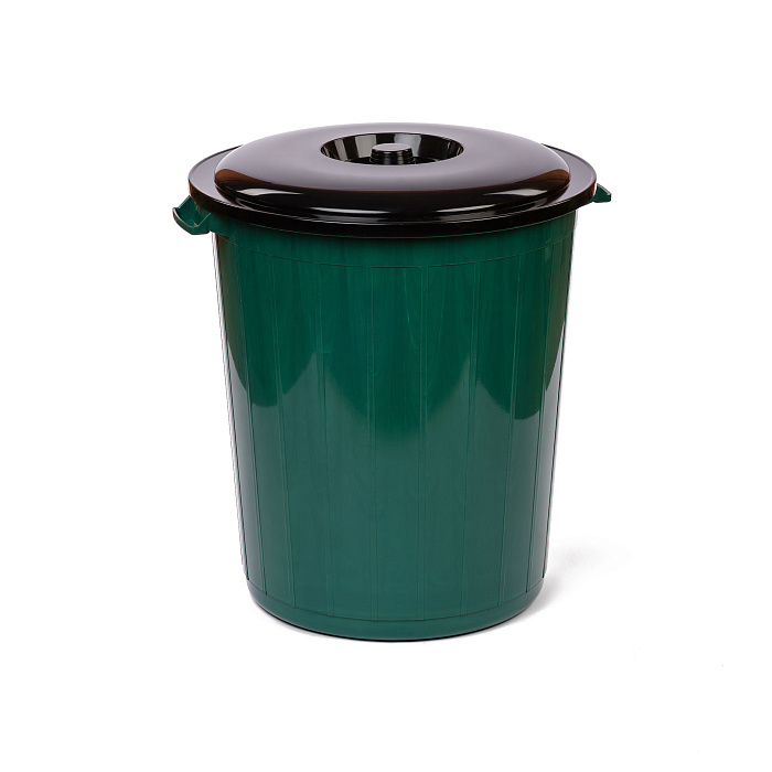 Бак хозяйственный (цветной) с крышкой 50 л