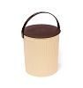 Ведро-стул «Solano» 7 л бежевый/коричневый