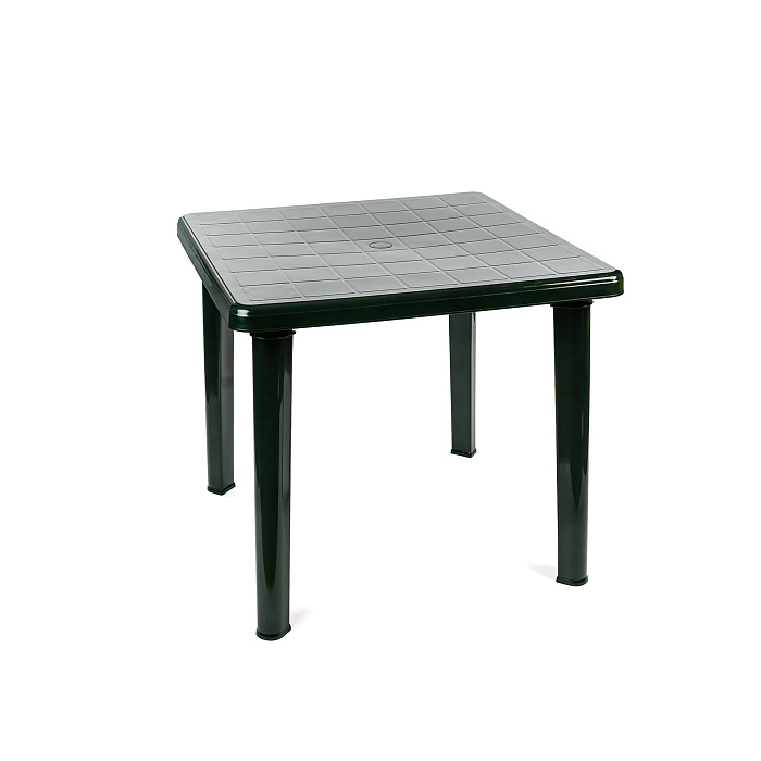 Стол квадратный «Романтик» темно-зеленый