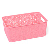 Корзина для хранения «СКАЗКА» №5 (38х25,5х15) розовый