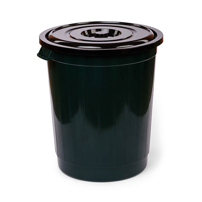 Бак хозяйственный (цветной) с крышкой 75 л