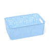 Корзина для хранения «СКАЗКА» №4 (33х22х12) голубой