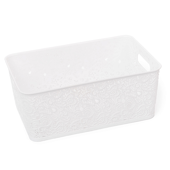 Корзина для хранения «СКАЗКА» №5 (38х25,5х15) белый