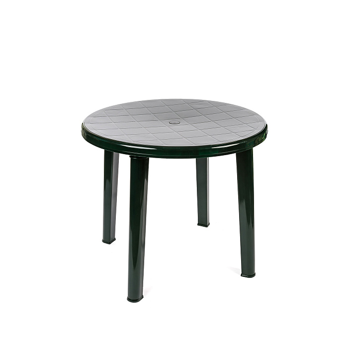 Стол круглый «Романтик» темно-зеленый