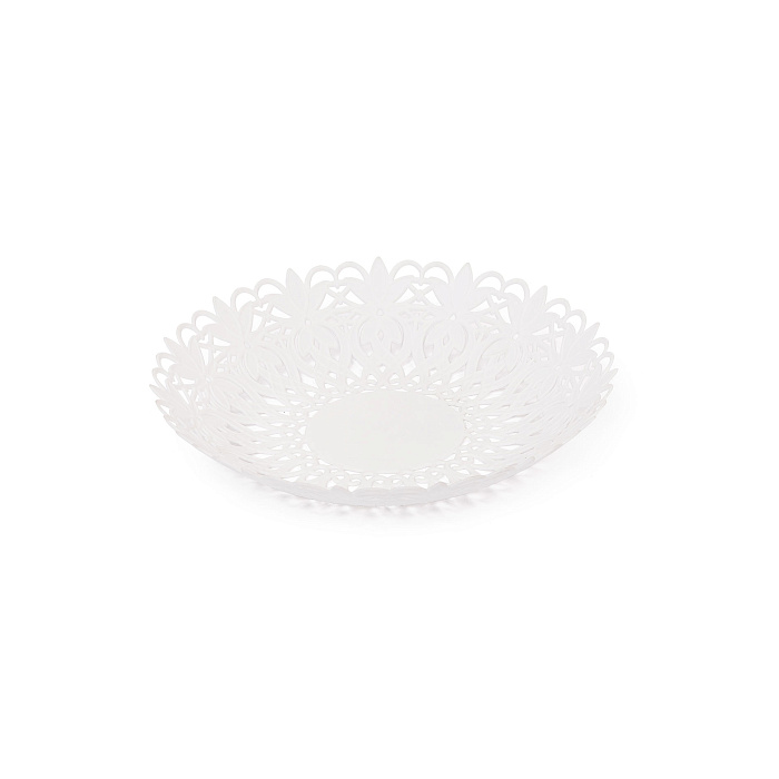 Конфетница «АЖУР» №3 (26 см) белый