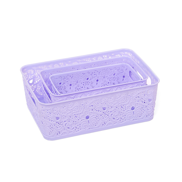 Набор корзинок кружевных «СКАЗКА» №1 (3 шт)