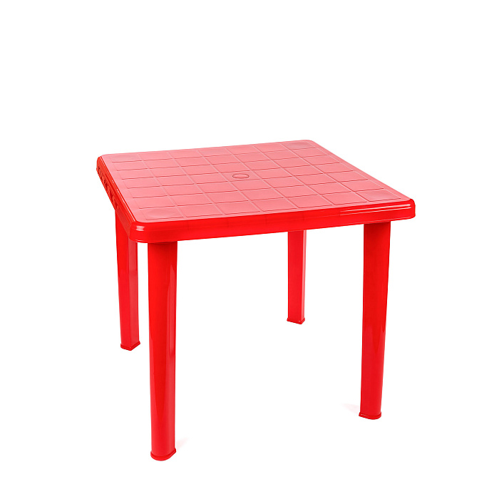 Стол квадратный «Романтик» красный