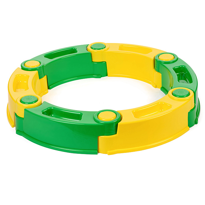 Песочница модульная «AVGDейка» 6 секций. Внешний  D-107 см