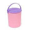 Ведро-стул «Solano» 10 л розовый аметист