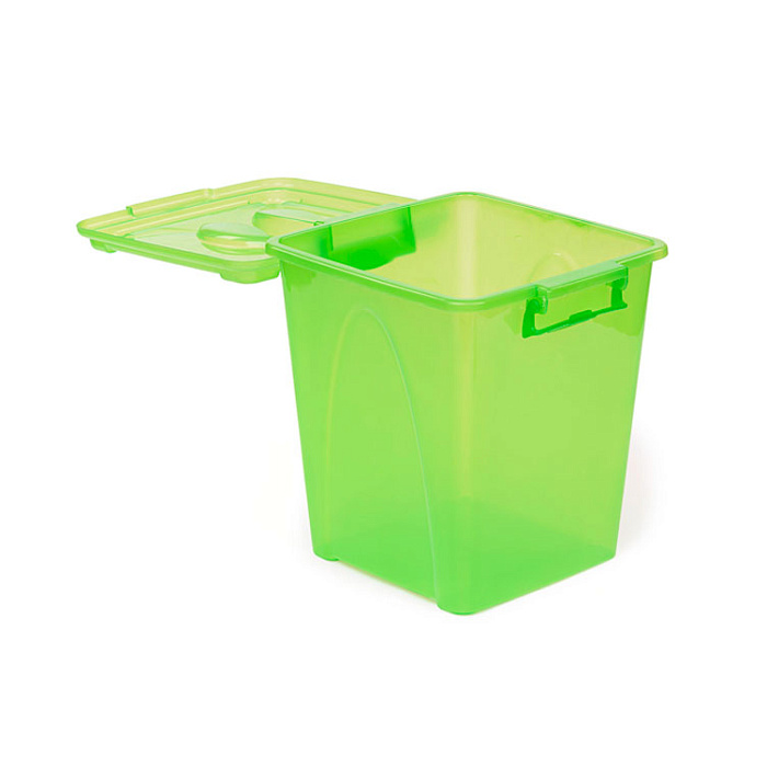 Контейнер «Премиум» 5 л прозрачный зеленый