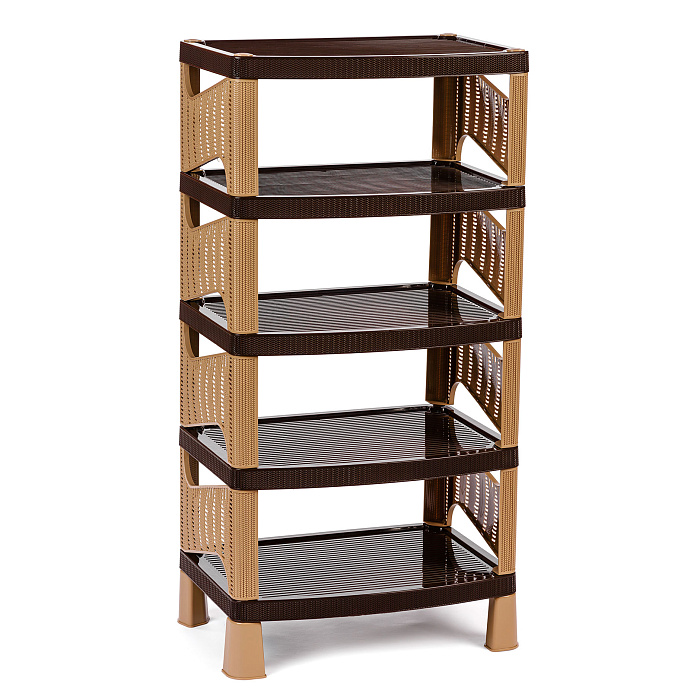 Полка универсальная 5-секционная «ОРИОН» беж/кор